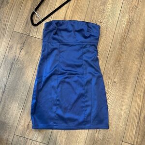 Hello Molly Mini Dress-Blue